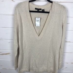 BCBGMAXAZRIA Neck Coffee Bean Sweater NWT